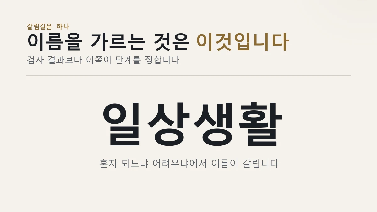 인지 기능 저하 단계를 가르는 것은 혼자 하는 일상생활이라는 카드