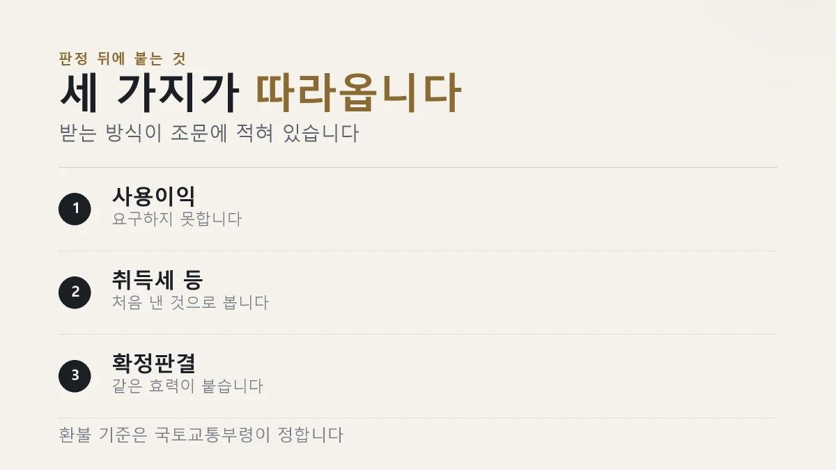 중재 판정 뒤 교환과 환불이 갈리는 지점