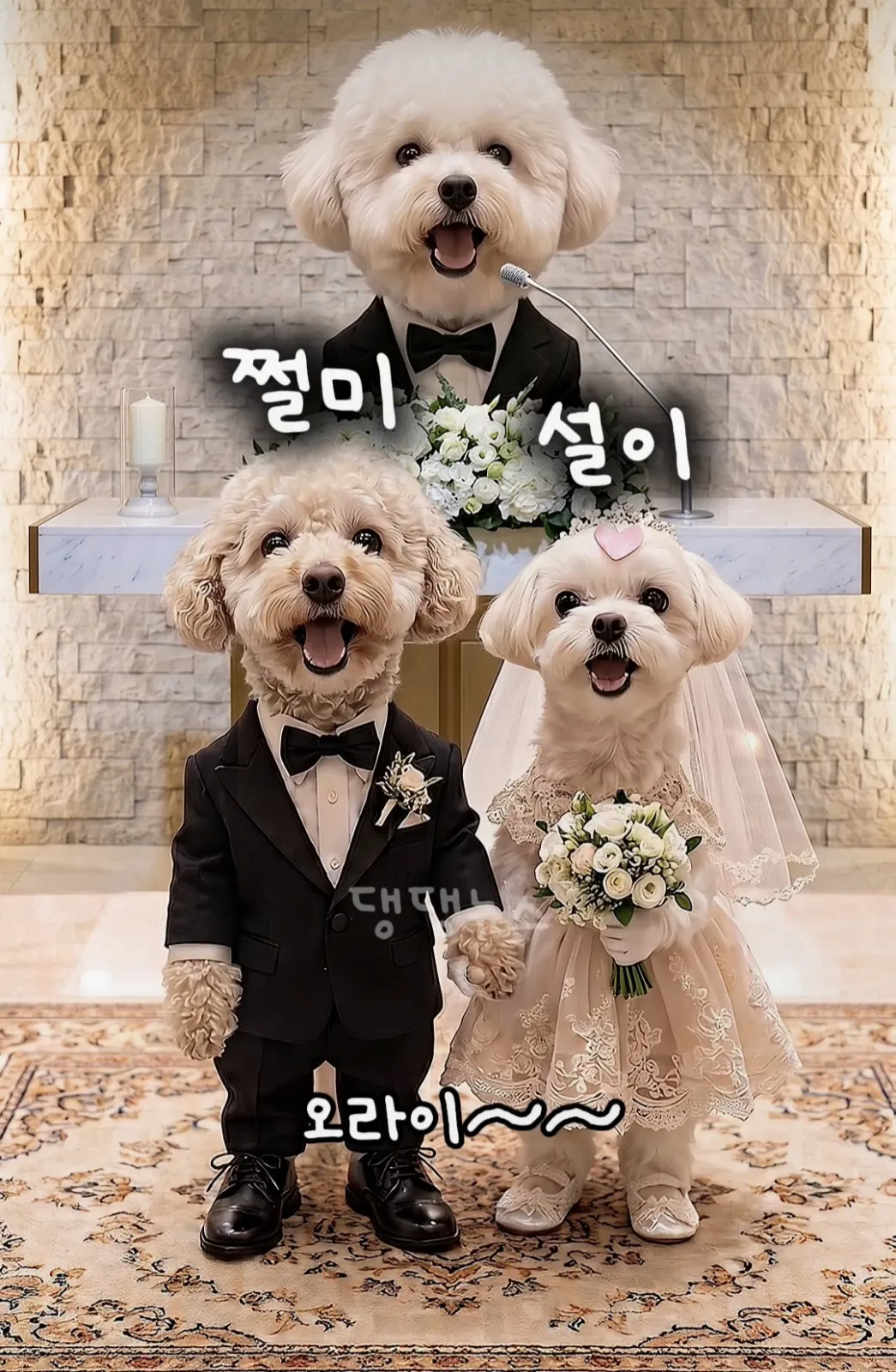 새끼&부설이네 ┌사위 "쩔미" ♥ 며느리 "설이" ┐결혼사진 3