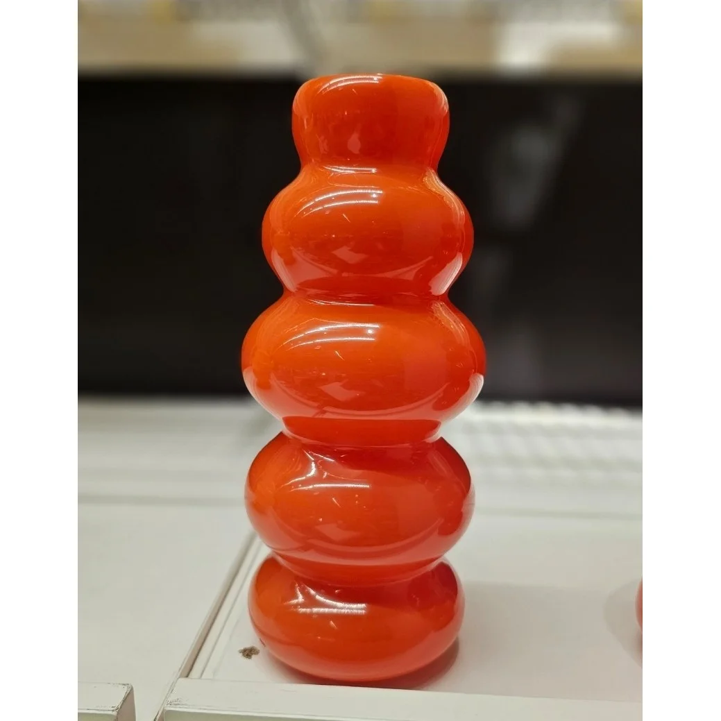 이케아 꽃병 셸라르할스 꽃병 오렌지 26cm