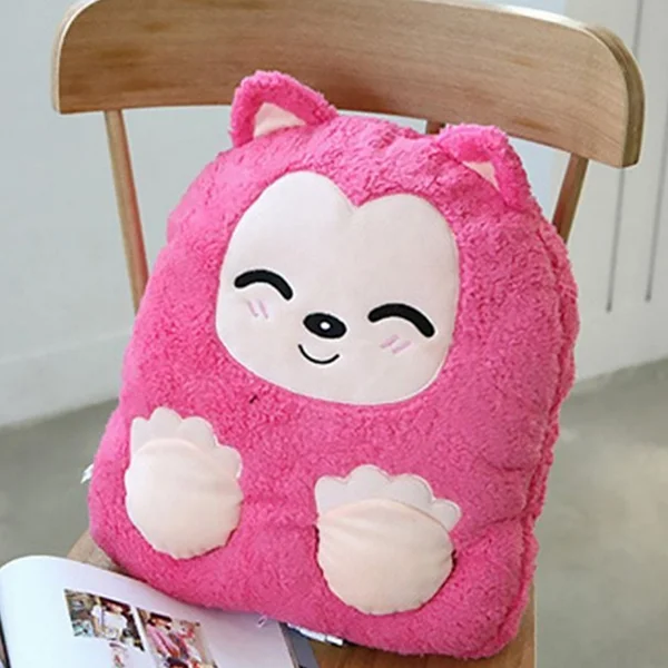 사무실 발 난로 실내용 풋워머 겨울 온열발 난로 거실 슬리퍼 실내화 캐릭터 쿠션 히터
