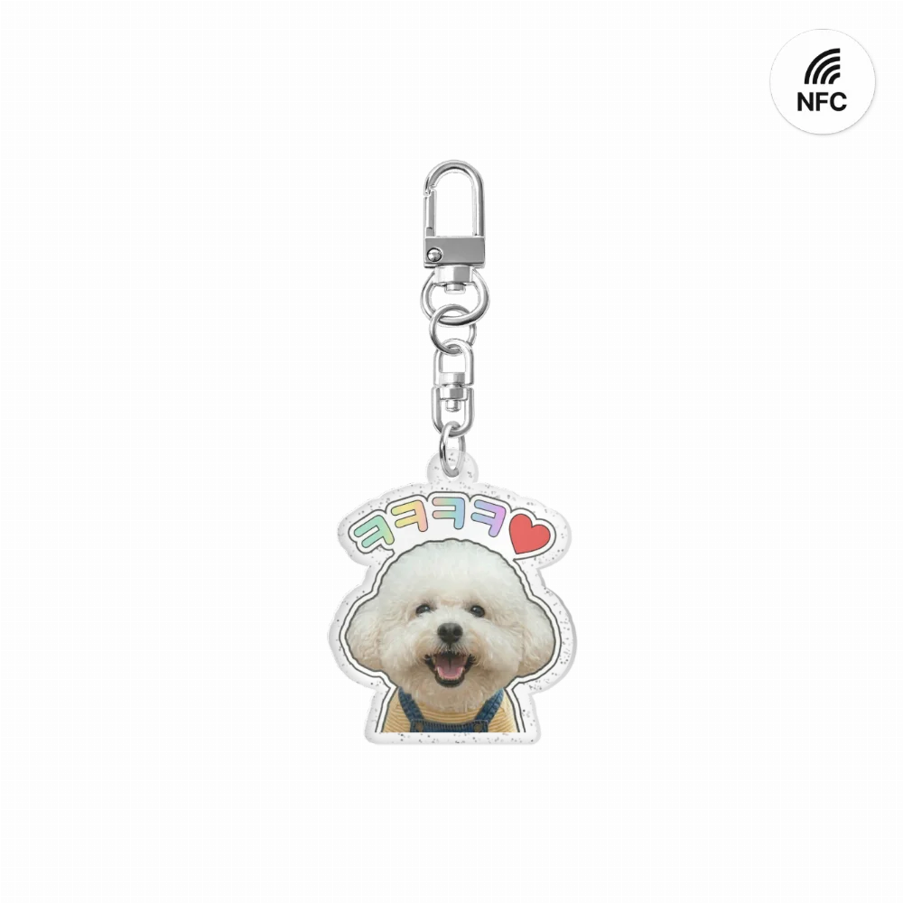 [02794] 서리 NFC 이미지 피켓 키링 지인들 서리 강제입덕!(전화기에 대면 서리 인스타로 접속!)