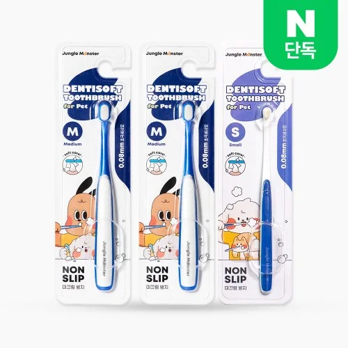 정글몬스터 덴티소프트 M 2개입+ S 1개입