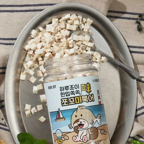 펫생각 한입쏙쏙 미니트릿 강아지 동결건조 간식 대용량 트릿 북어, 55g, 1개