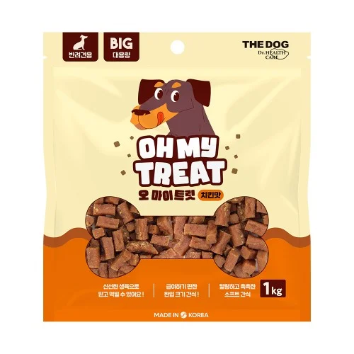 더독 오마이트릿 치킨, 1kg, 1개