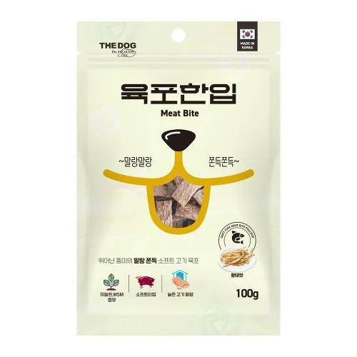 더독 육포한입 황태, 100g, 1개