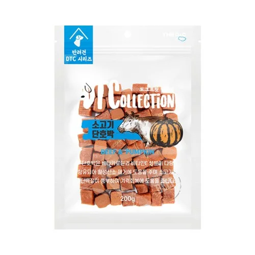 더독 DTC 져키 비프 호박, 200g, 1개