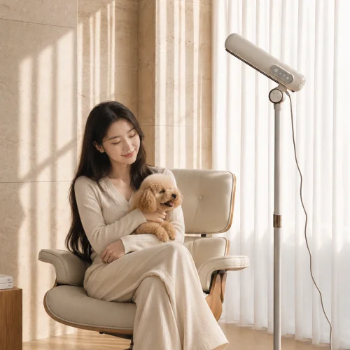 [예약판매]제니퍼룸 BLDC 스탠딩 헤어드라이기 프로 핸즈프리 스탠드 드라이어 가정용미용실