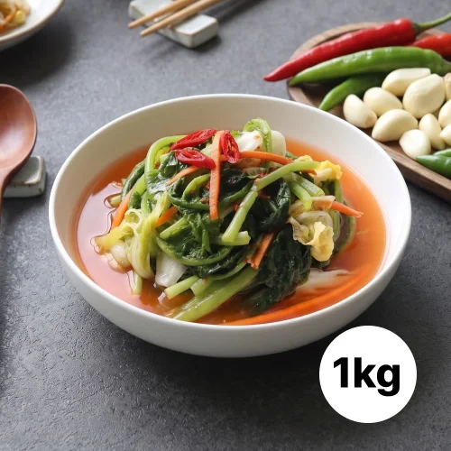 참가득 열무물김치 1kg / 시원하고 맛있는 저녁 별미 반찬거리 김치주문