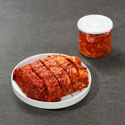 셰프애찬 실비김치 500g 매운 실비 포기김치