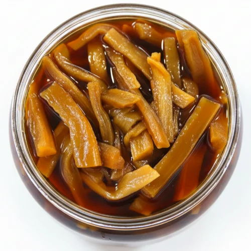 궁채장아찌 궁채 짱아찌 상추대 줄기상추 나물 절임
