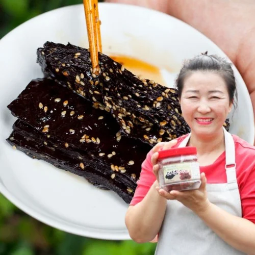 김장아찌 짱아찌 순창 전통한식간장 절임 500g 명가