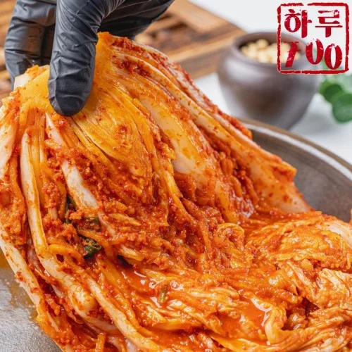 기품 있는 맛- 하루700 프리미엄 전라도 배추 포기김치 3kg/5kg/10kg 국산