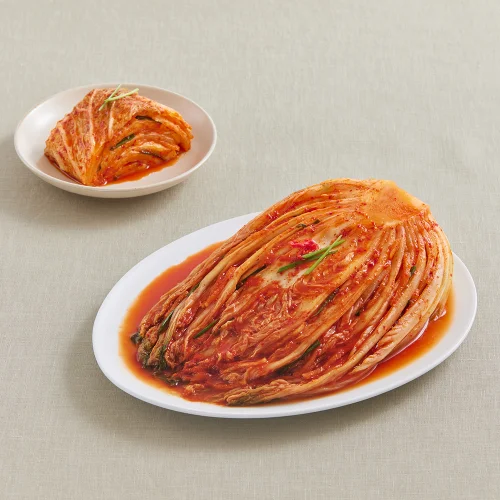 유기농배추로 담근 전주찬방 유기배추 포기김치 1kg, 1개