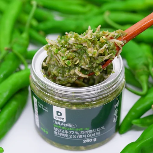 매콤찬 멸치고추다짐이 250g 단디잇 밥상차려주는남자
