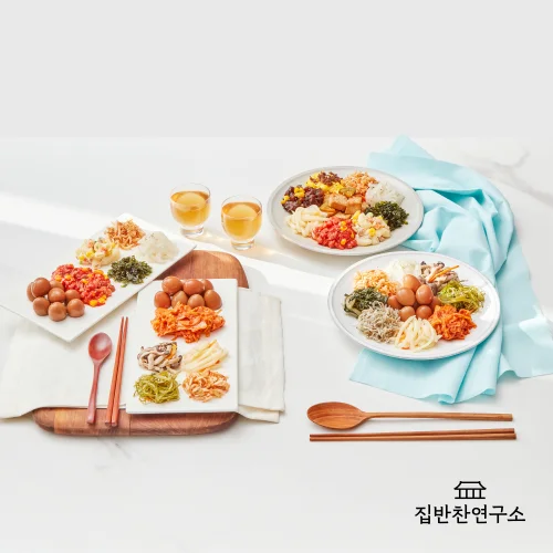 [수제 밑반찬] 집반찬연구소 무생채 콩나물무침 외 42종 제철 반찬 나물 볶음 조림