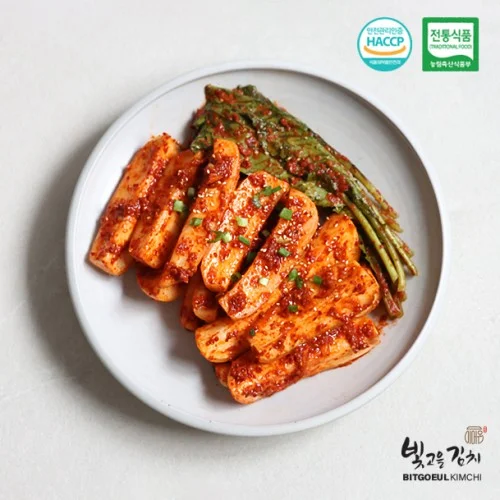 빛고을김치 전라도 알타리총각김치 1kg 당일생산 국산 아삭아삭 HACCP 이어온