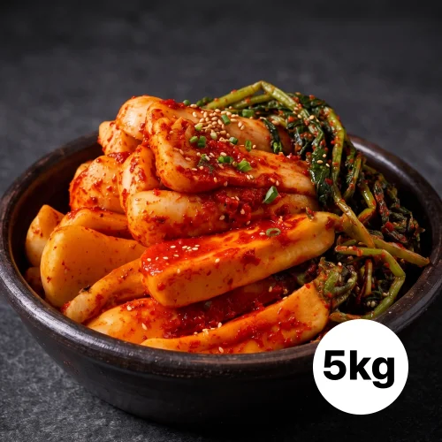 참가득 총각김치 5kg 국내산 100% 총각무 알타리김치