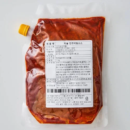 미슐 전주비빔소스 1kg / 업소용 비빔밥양념장 비빔국수 볶음밥소스