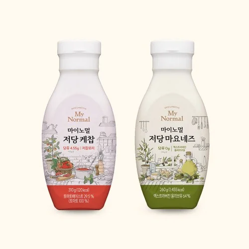 [라운지ONLY]마이노멀 저당 저칼로리 케찹 + 엑스트라버진 올리브오일 마요네즈