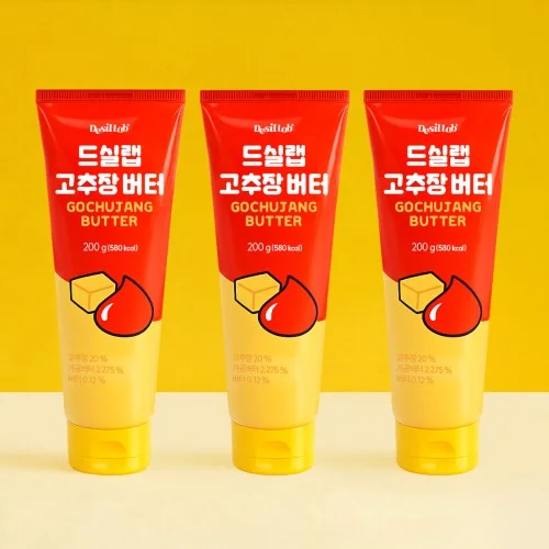 드실랩 고추장 버터 소스 파스타 간편 비빔밥 덮밥 솥밥 떡볶이 캠핑 만능 소스 3개