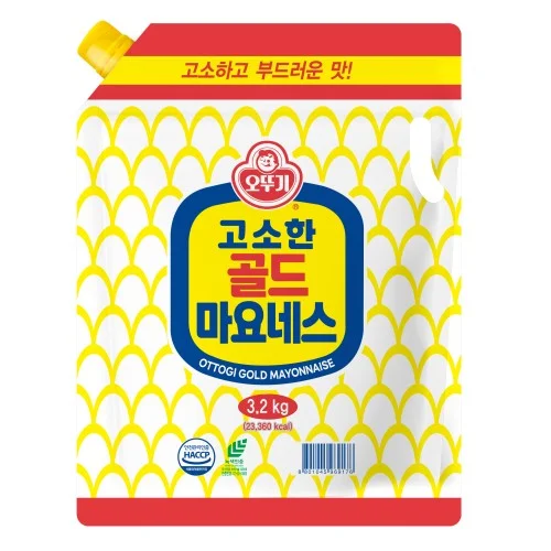 [슈퍼적립] [대용량 업소용] 오뚜기 골드마요네스 스파우트팩 3.2kg, 1개
