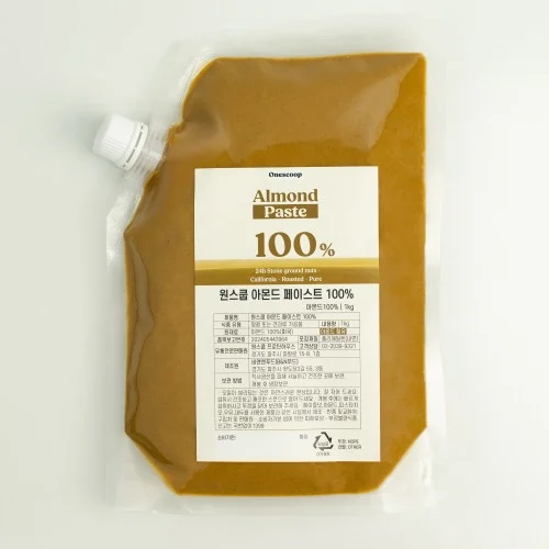 원스쿱 아몬드버터 100% 1kg 대용량