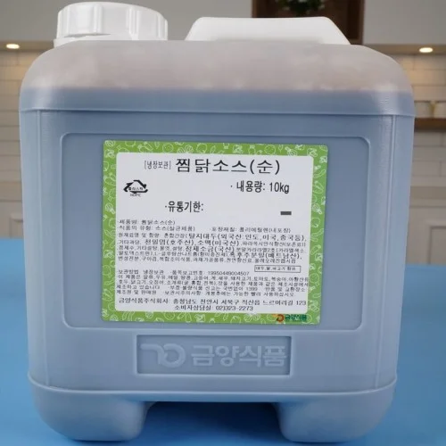 금양식품 안동 찜닭소스 순한맛 10KG 간장 찜닭양념