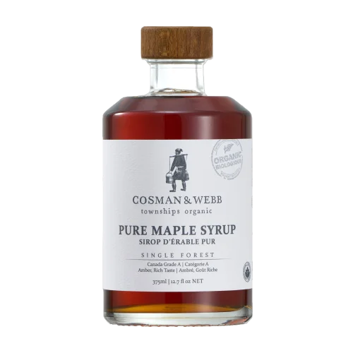 캐나다 유기농 코스만웹 퓨어 메이플시럽 375ml, 1개