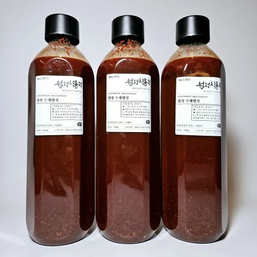 월정식품점 업소용 식당용 대용량 삼겹살집 제주식 멜젓 멜젓소스 1800g