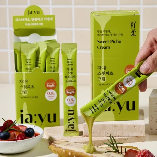 JAYU 자유 저당 피스타치오 스윗피쵸크림 스틱
