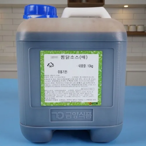 금양식품 안동 찜닭소스 매운맛 10KG 간장 찜닭양념