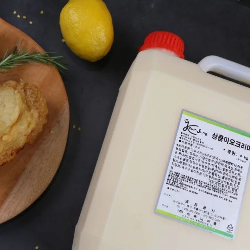 뫼루니식품 드레싱 상큼마요크리미 4KG 크림맛소스