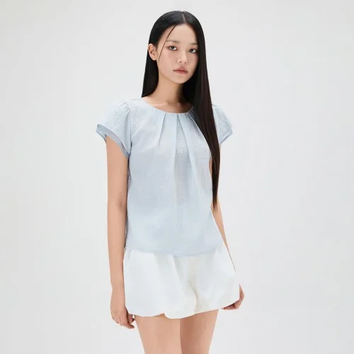 [N배송][미쏘] 오간자 레이어드 블라우스 RE BWG511G_MIWBWG79QG