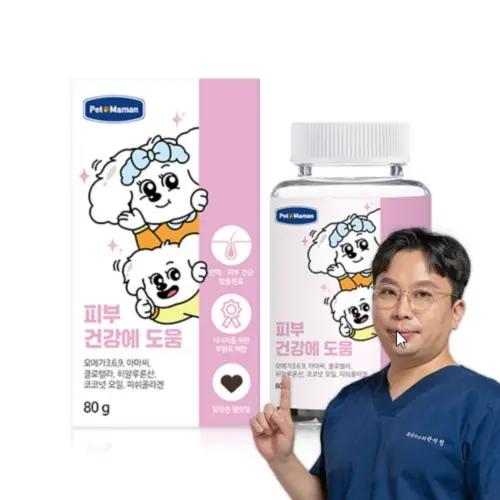 [고양이의 날] 펫또마망 프리미엄 강아지 영양제 면역력 피부 피모 모질 보습, 80g, 1개