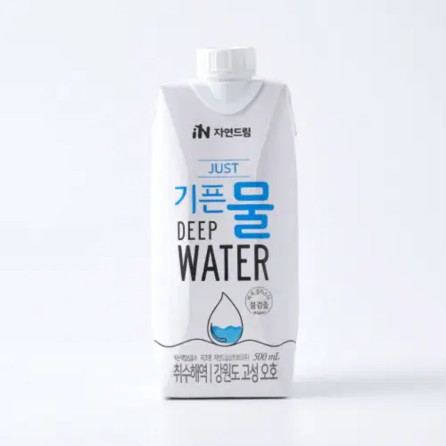 자연드림 JUST 기픈물 생수 종이팩 500ml 15개입