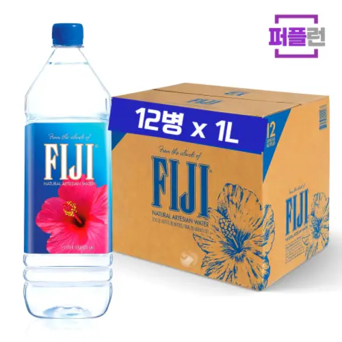 피지워터 1000ml x 12병 프리미엄 미네랄 수입 생수