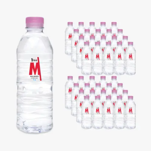 물마루 광천수 알칼리수 미네랄워터 알카리수 일반 페티명 500ml, 40개