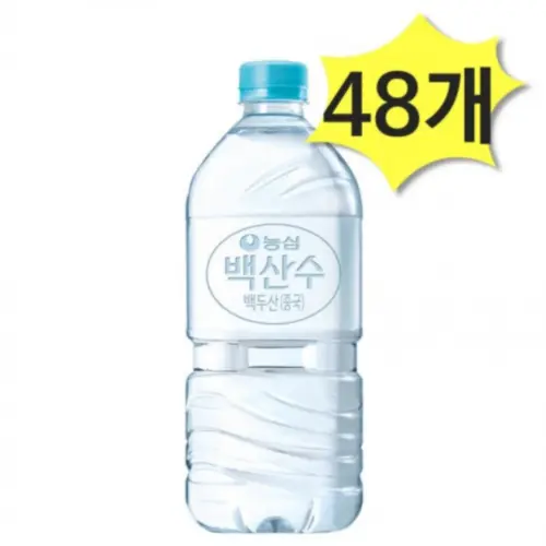 농심 백산수 무라벨 1L 48병 페트병 생수 대용량팩