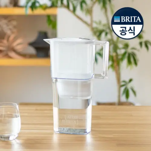 브리타 정수기 리켈리 2.2L 화이트+기본필터 1입 +NPay 1%적립