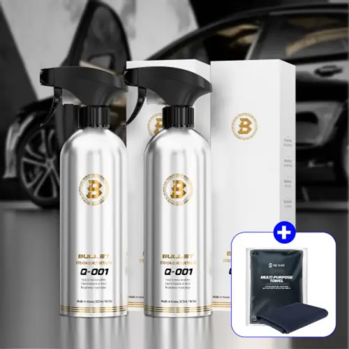 불렛 Q001 스트라다 퀵디테일러 물왁스 자동차 광택제 500ml, 2개