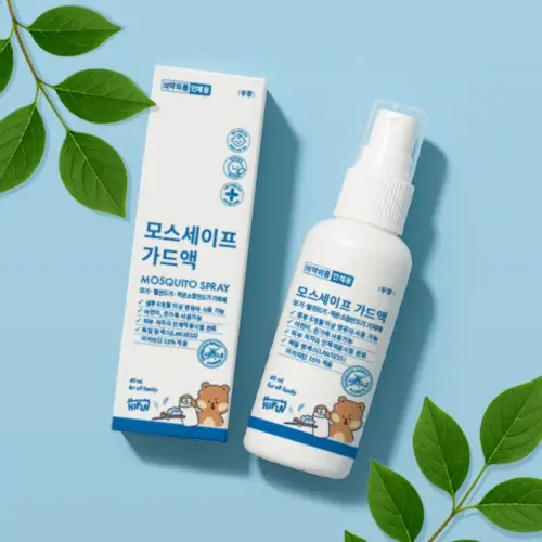 키펀 모스세이프 가드액 모기기피제 40ml, 5개