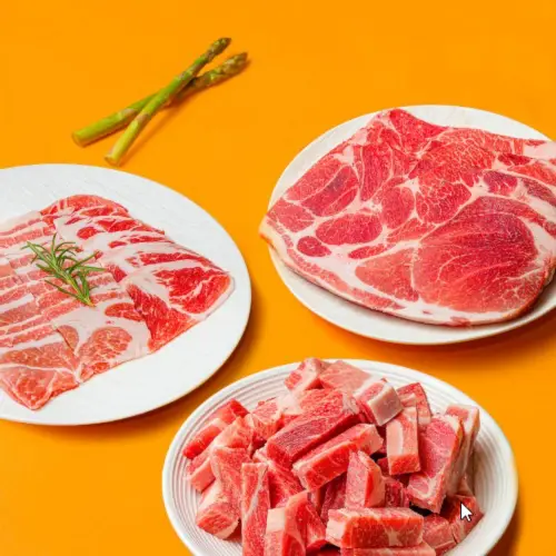 설렘한입 냉동 미국산 왕목살 목전지 1kg 구이 제육 찌개용