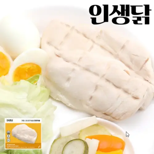 인생닭 스팀 닭가슴살 저염 오리지널, 100g, 30개