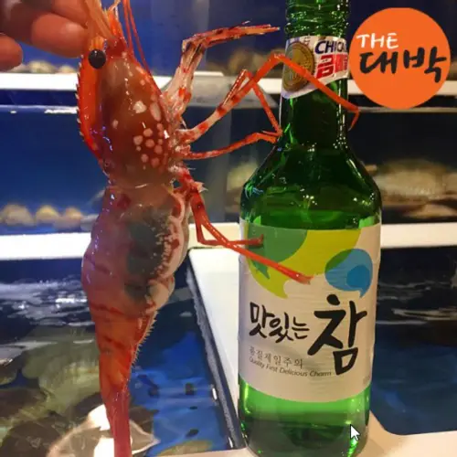 독도새우 활 꽃새우 닭 도화 버스발송 가능