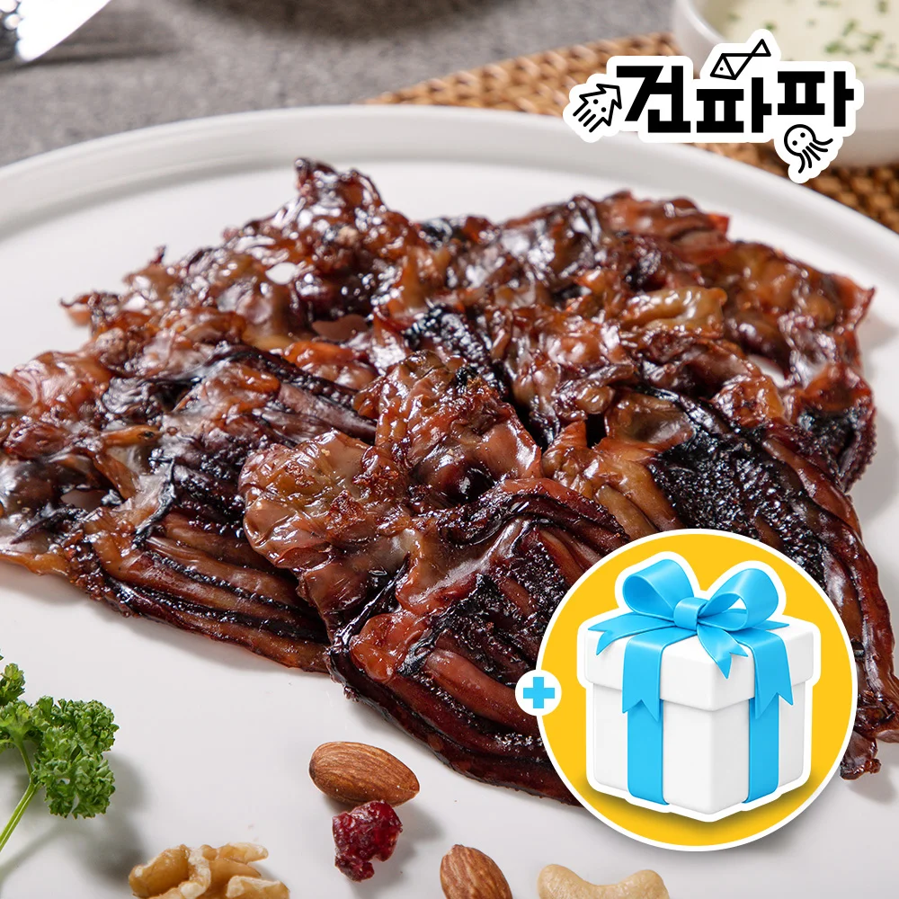 [02673] 맛있는 숏다리 대왕발 문어발 오다리 오징어다리 100g+100g