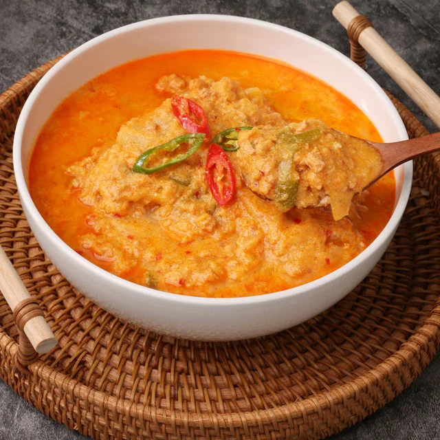 [02918] 캠핑 글램핑 낚시 간편식 밀키트 맛집 장단콩비지찌개 1kg [2 - 3인분]