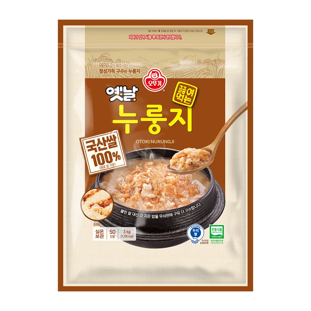 [03036] [슈퍼적립] 오뚜기 옛날 구수한 끓여먹는 누룽지 국산 3kg 외 2종