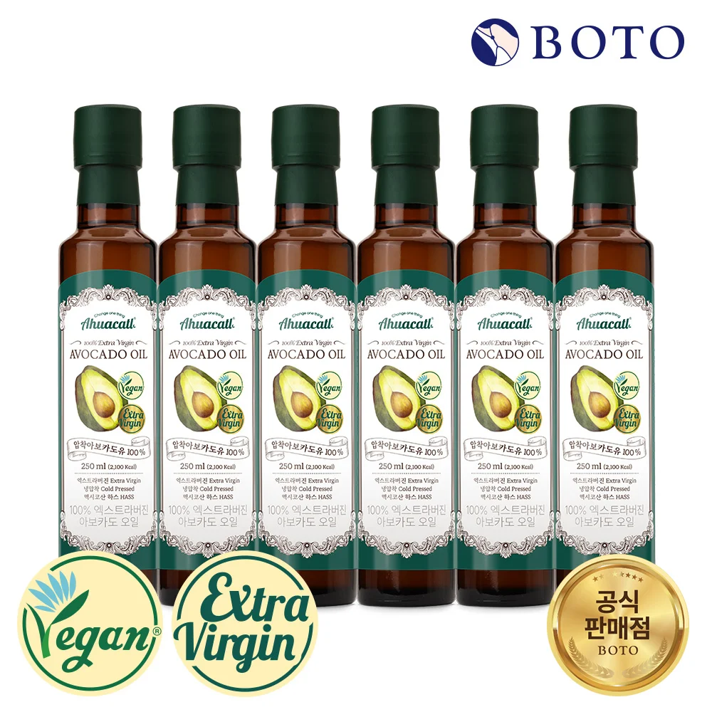 [03038] 보뚜 아후카틀 엑스트라버진 아보카도오일 250ml, 6개