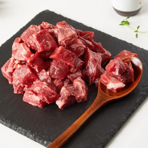 [03658] ++1등급 투뿔 한우 국거리 국내산 소고기 양지머리 설도 냉장 생고기 600g, 1kg, 2kg 대용량